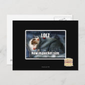 Carte Postale LOLZ maintenant dans la taille de poche (Devant / Derrière)