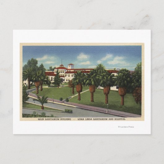 Carte Postale Loma Linda Sanitarium & Hospital View (Devant)