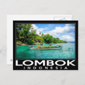Carte Postale Lombok Indonesia (Devant / Derrière)