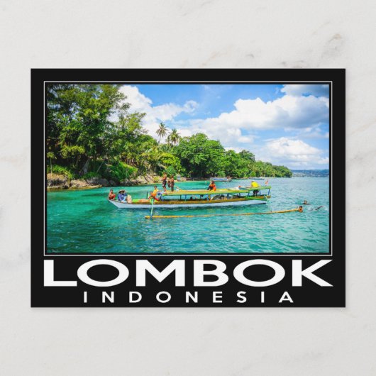 Carte Postale Lombok Indonesia (Devant)
