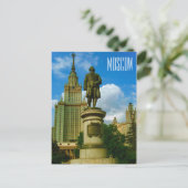 Carte Postale Lomonosov Moscow State University Architecture (Debout devant)
