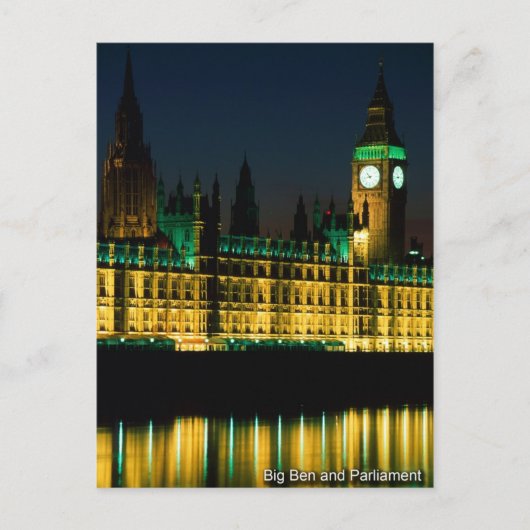 carte postale london 03 Big ben (Devant)