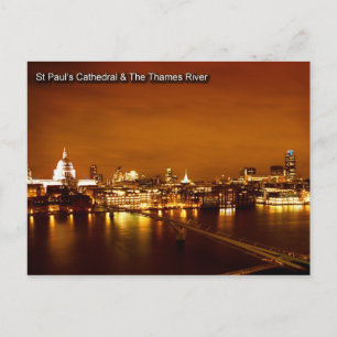 carte postale london 13 thames