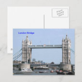 Carte postale London Bridge (Devant / Derrière)