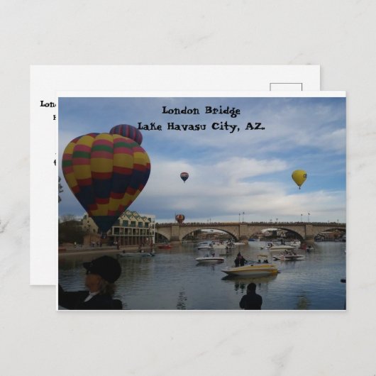 Carte postale London Bridge (Devant / Derrière)