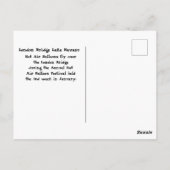 Carte postale London Bridge (Dos)