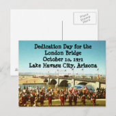 Carte Postale London Bridge Dedication Day (Devant / Derrière)