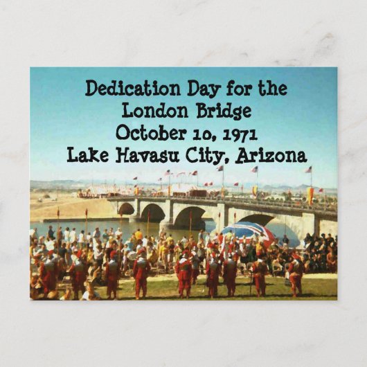 Carte Postale London Bridge Dedication Day (Devant)