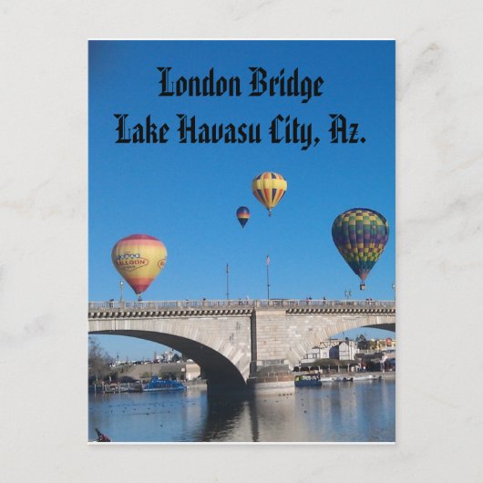 Carte Postale London Bridge, Lake Havasu, Az. (Devant)