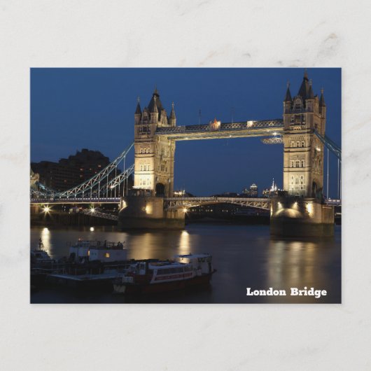 Carte Postale London Bridge, Night Sky (Devant)