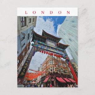 Carte postale London Chinatown Gate