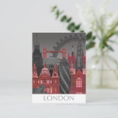 Carte Postale London Elevages by Night - Rouge (Debout devant)