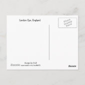 Carte Postale London Eye (Dos)