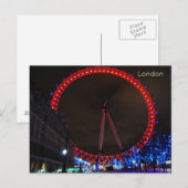 Carte postale London Eye (Devant / Derrière)