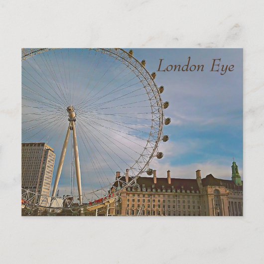 Carte postale London Eye (Devant)