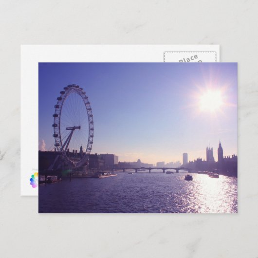 Carte Postale London Eye (Devant / Derrière)