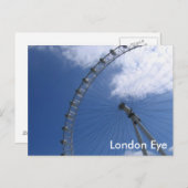 Carte postale London Eye (Devant / Derrière)