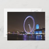 Carte postale London Eye at Night (Devant / Derrière)