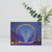 Carte postale London Eye Blue Twilight, Londres Ro (Debout devant)