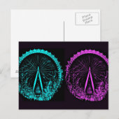 Carte Postale London Eye Collage (Devant / Derrière)