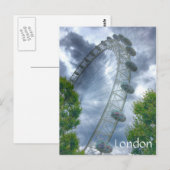 Carte postale London Eye Landmark (Devant / Derrière)