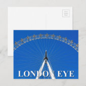 Carte postale London Eye UK (Devant / Derrière)