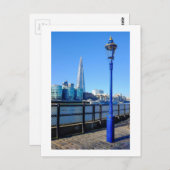 Carte Postale London Shard et Street Lamp (Devant / Derrière)