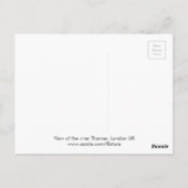 Carte Postale London Shard et Street Lamp (Dos)