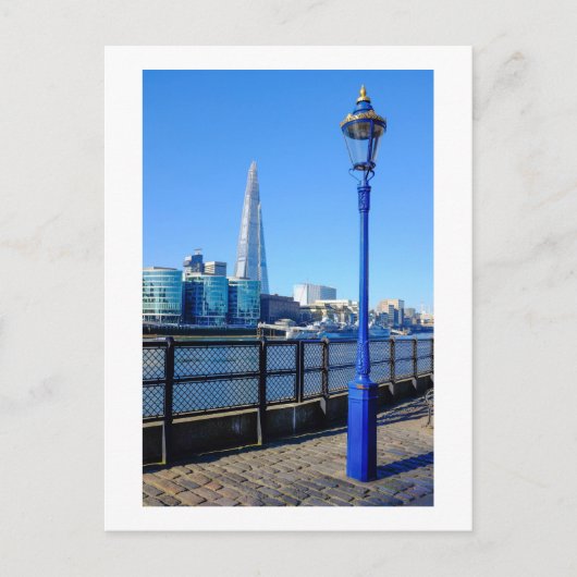 Carte Postale London Shard et Street Lamp (Devant)