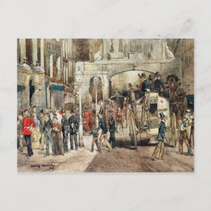 Carte Postale London Street, 1869