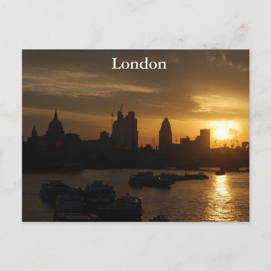 Carte postale London Sunrise (Devant)