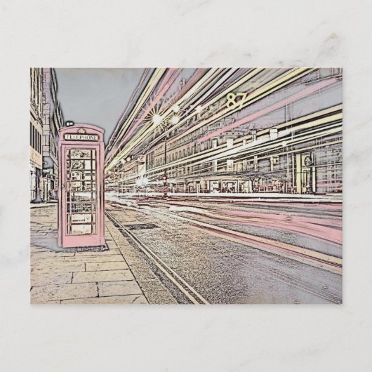 Carte postale London Telephone Booth (Devant)