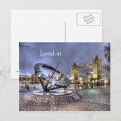 Carte postale London Time (Devant / Derrière)