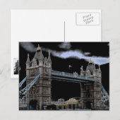 Carte postale London Tower Bridge (Devant / Derrière)