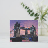 Carte Postale London Tower Bridge British Travel (Debout devant)