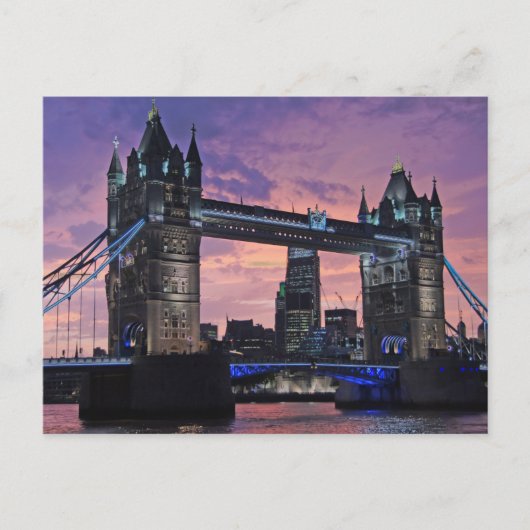 Carte Postale London Tower Bridge British Travel (Devant)