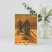 Carte postale London Vintage Bridge Tower (Debout devant)