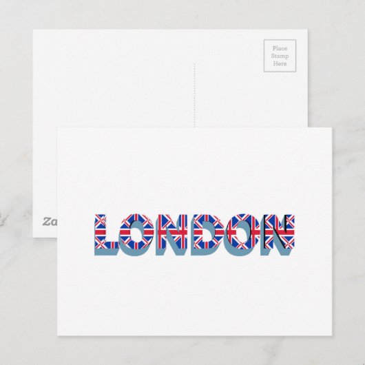 Carte Postale Londres (Devant / Derrière)