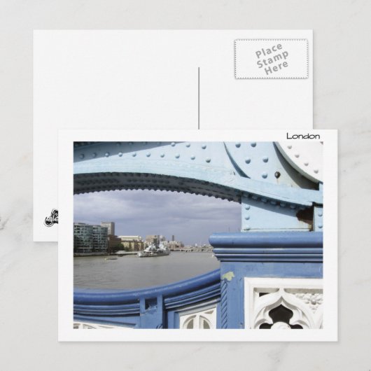 Carte Postale Londres (Devant / Derrière)