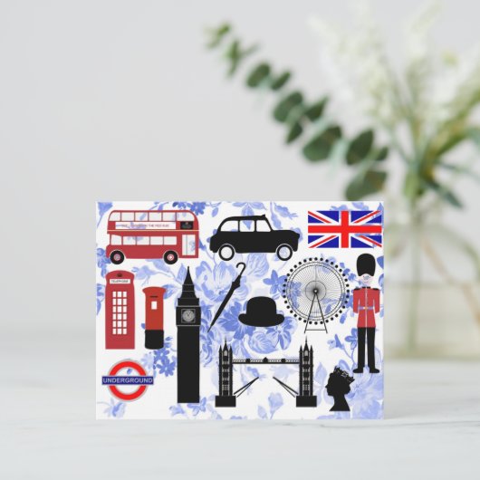 Carte postale Londres (Debout devant)