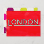 Carte Postale Londres (Devant / Derrière)