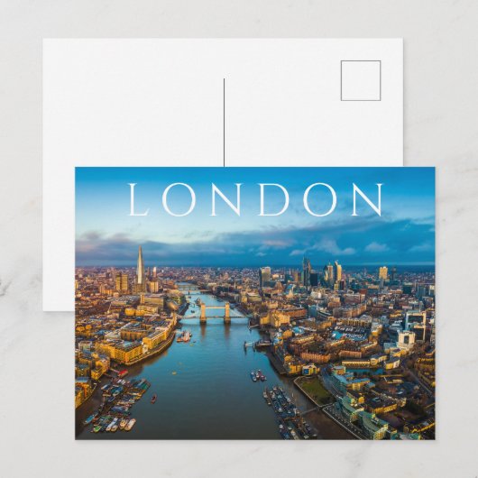 Carte Postale Londres (Devant / Derrière)