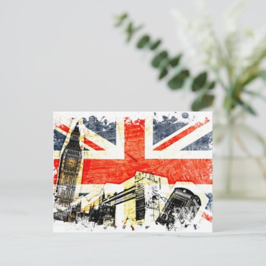 Carte postale Londres (Debout devant)