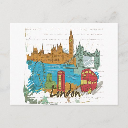 Carte Postale Londres (Devant)