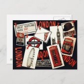 Carte postale Londres (Devant / Derrière)