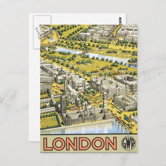 Carte Postale Londres (Devant / Derrière)