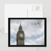 Carte Postale Londres (Devant / Derrière)