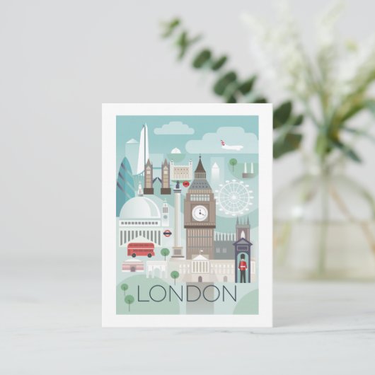 Carte postale Londres (Debout devant)