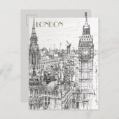 Carte Postale Londres (Devant / Derrière)