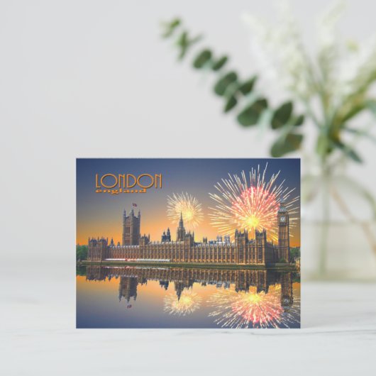 Carte postale Londres (Debout devant)